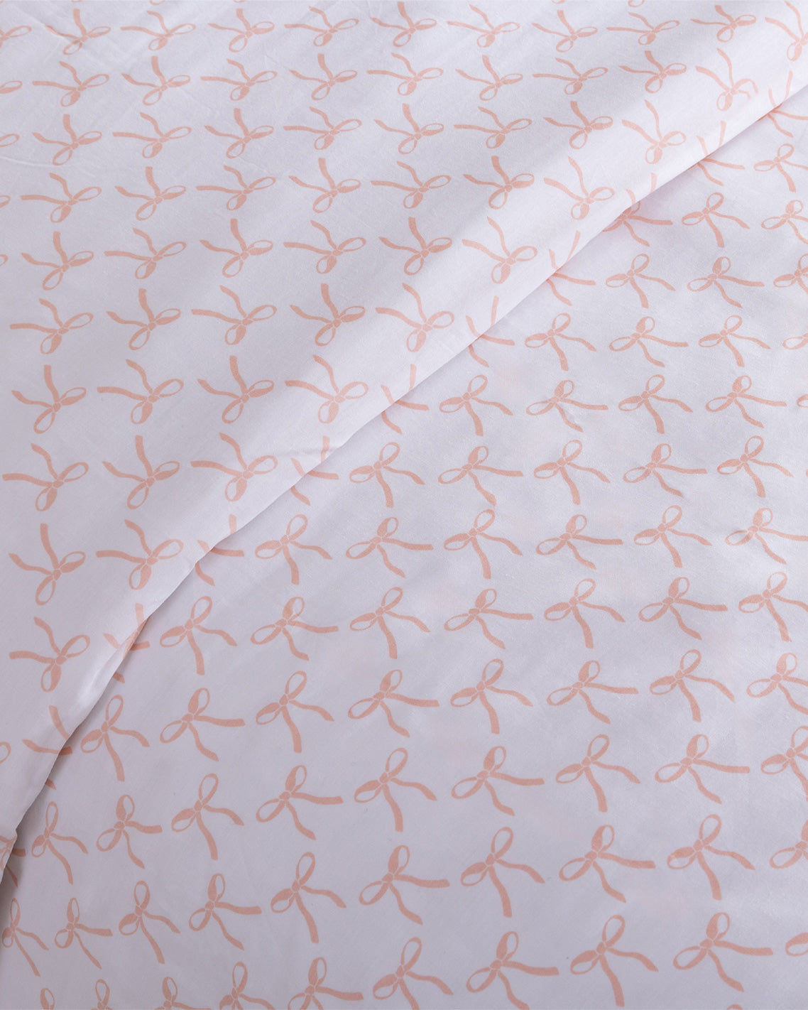 Jamie Bow Cotton Percale Duvet Set