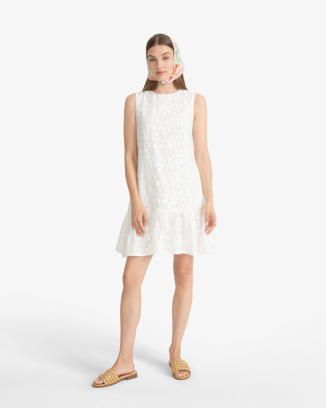 Tommie Mini Dress in Embroidery