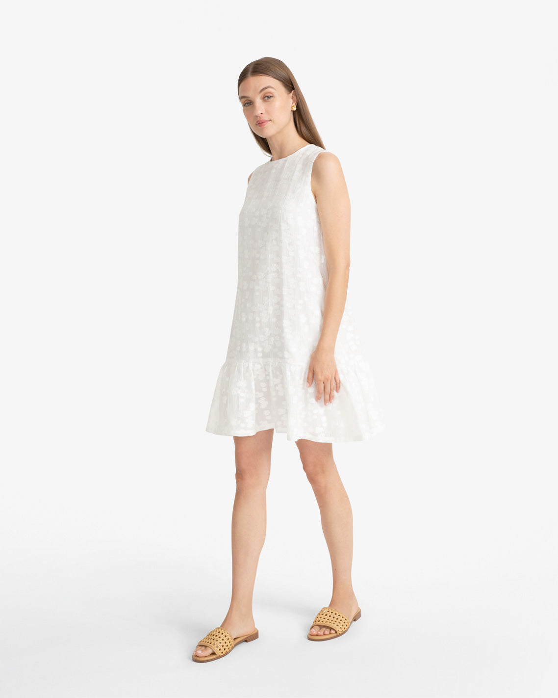 Tommie Mini Dress in Embroidery