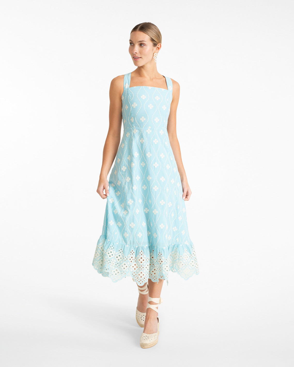 Ralph Dress in Eyelet Embroidery