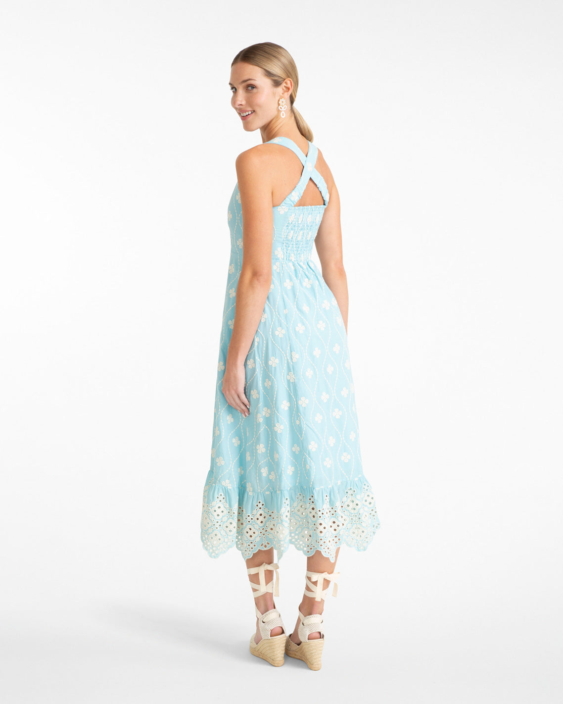 Ralph Dress in Eyelet Embroidery