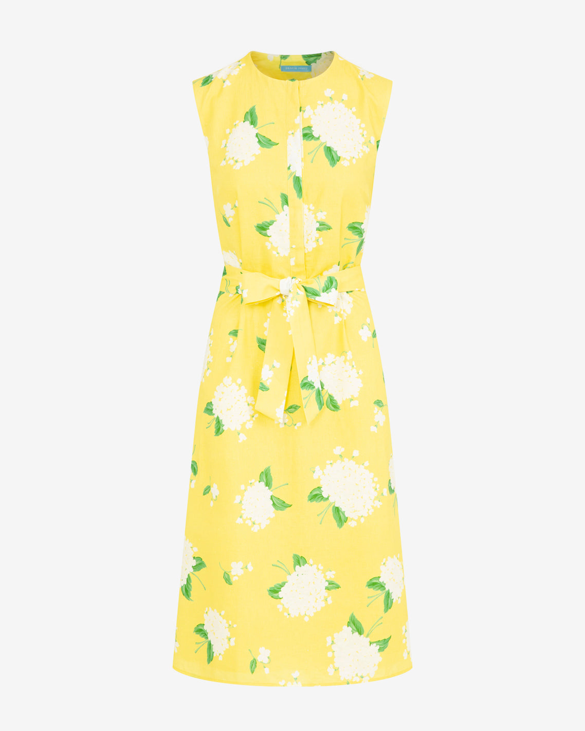 Benson Midi Dress in Floral | Color - Yellow / S | Draper James Benson Midi Dress in Floral | Color - Yellow / S | Draper James