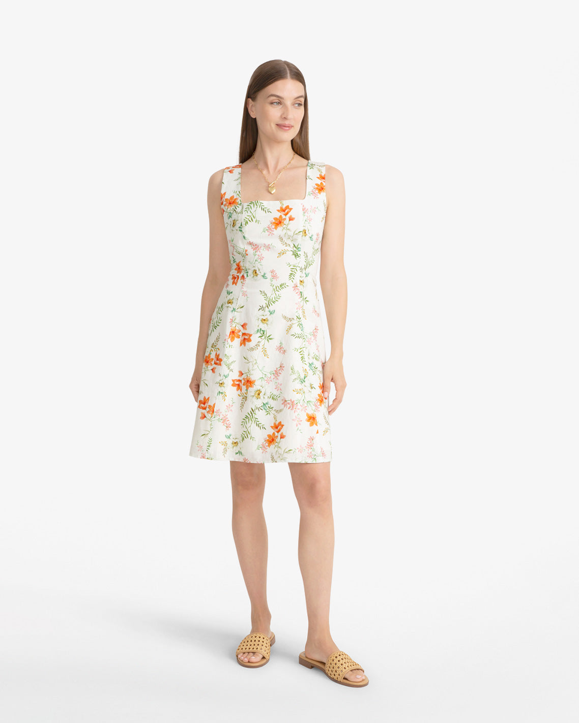 Cove Sleveless Mini Dress in Floral