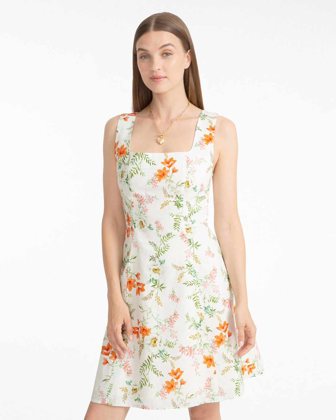 Cove Sleveless Mini Dress in Floral
