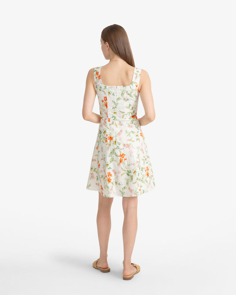 Cove Sleeveless Mini Dress in Floral