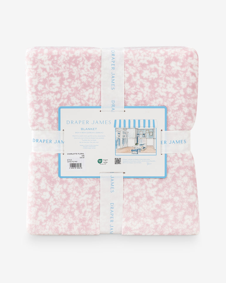 Chalk Pink Velvetloft Blanket