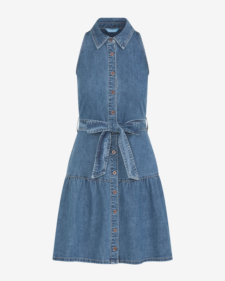 Lexi Sleeveless Tie Waist Dress