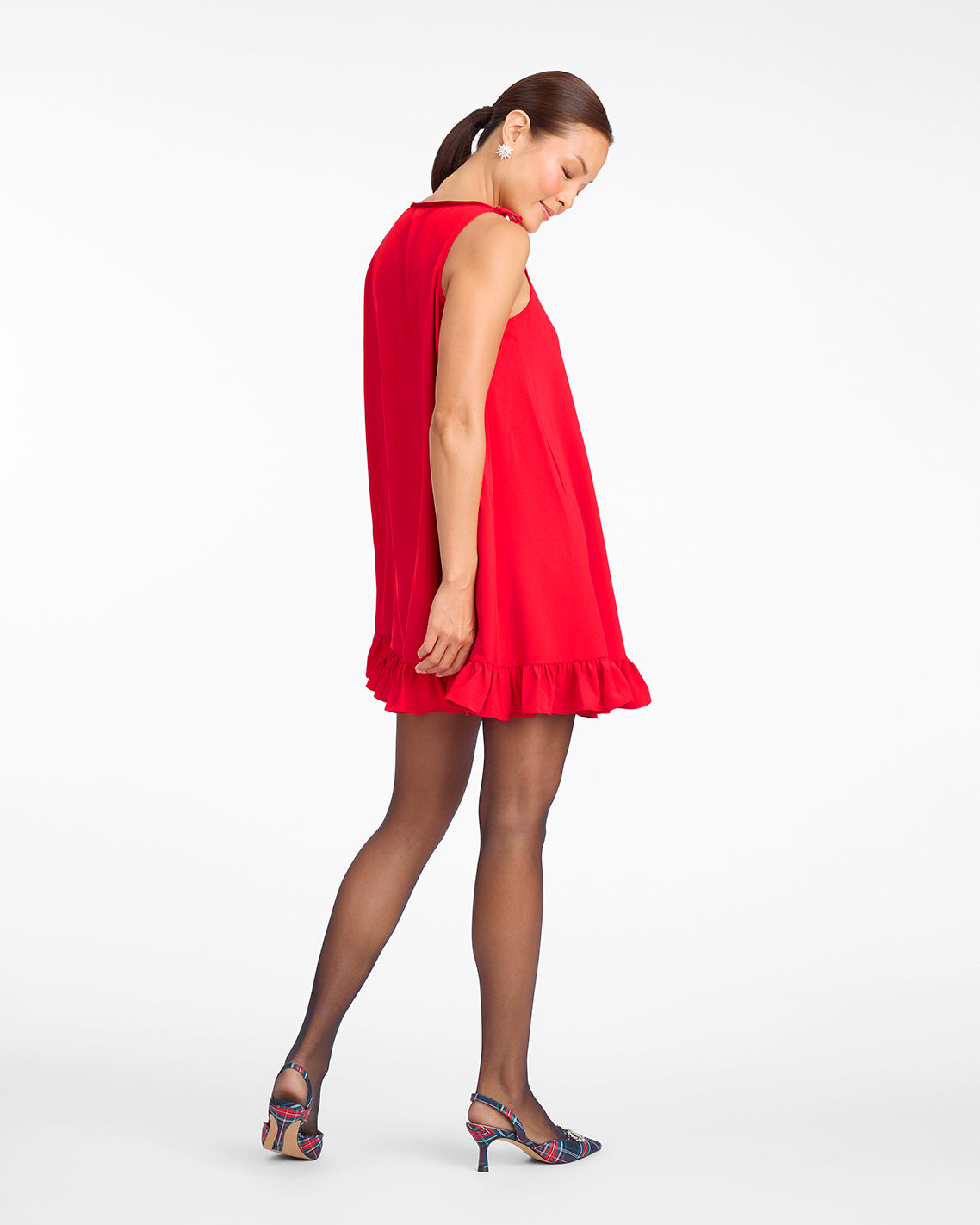 Alora Sleeveless Dress in Berry