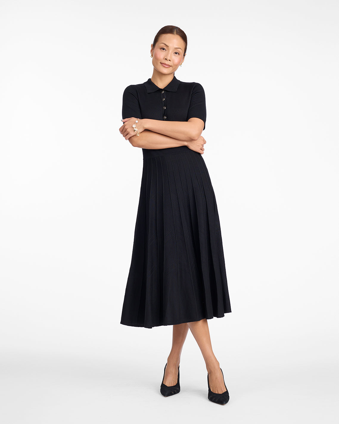Collared Midi Dress