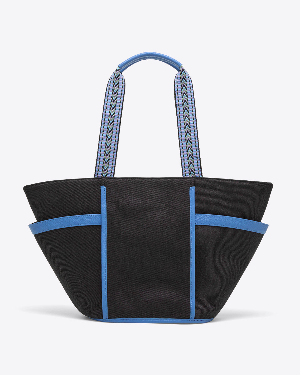 Tapered Twill Tote in Black