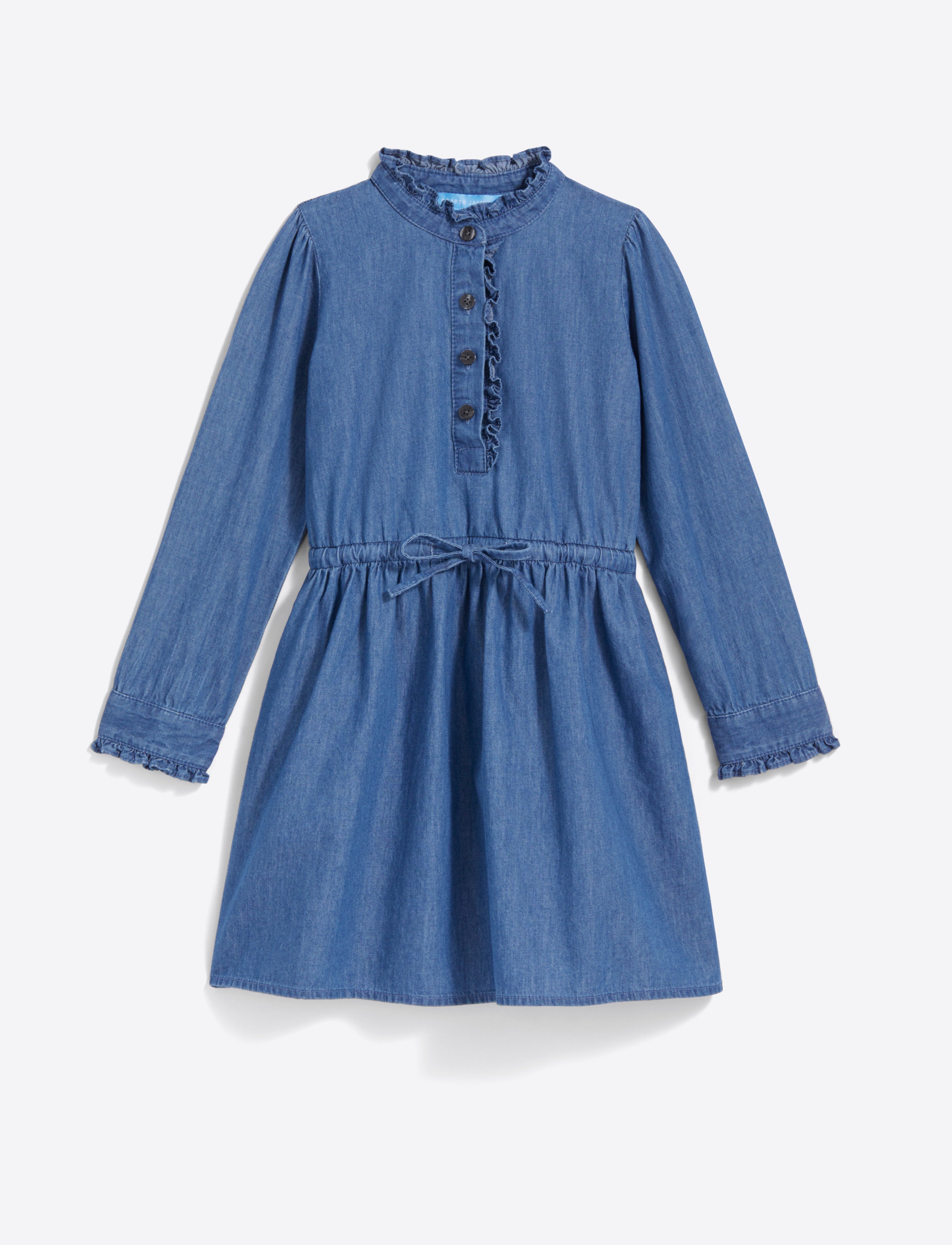 Girls Shirtdress Chambray