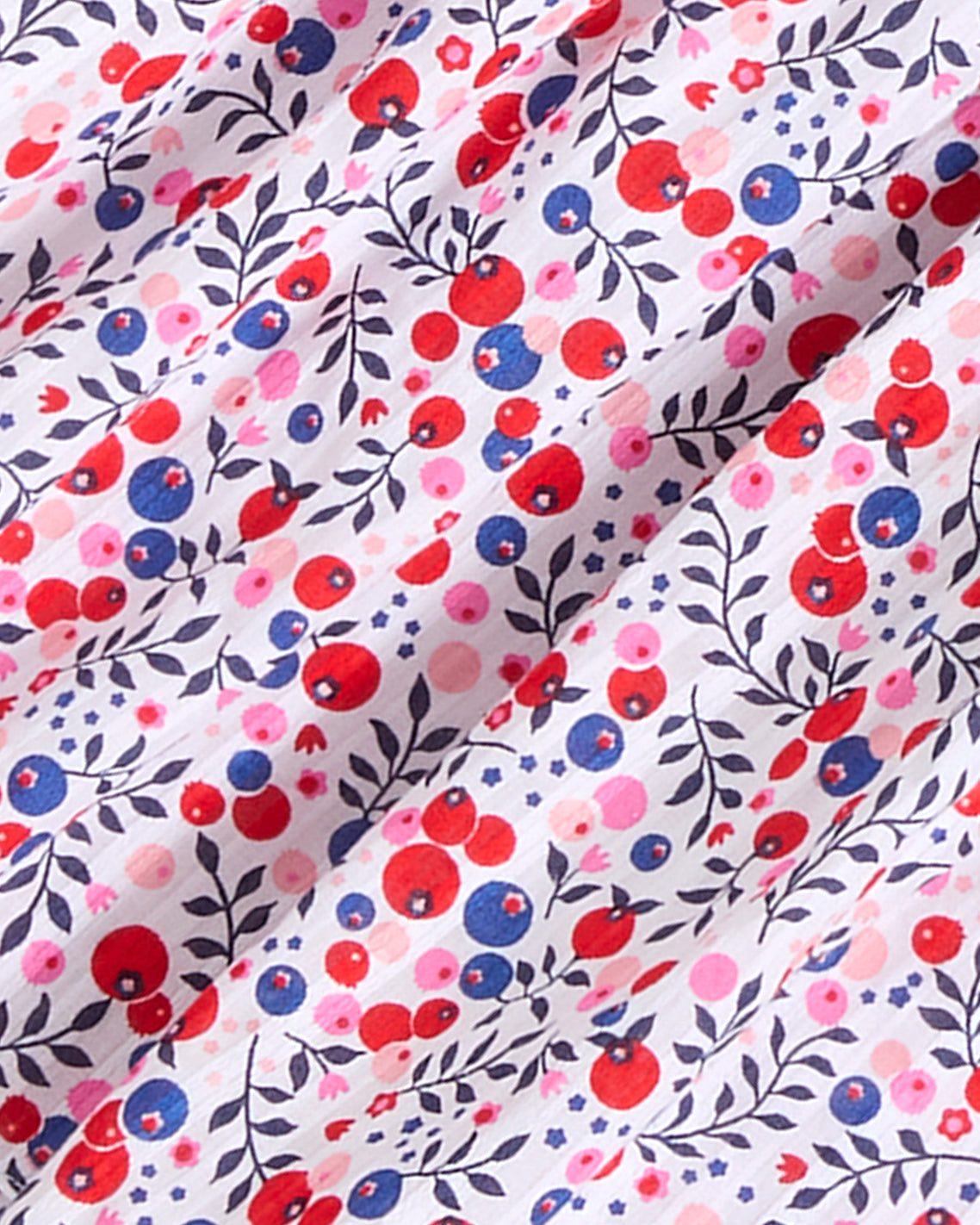 Deana Tiered Smocked Dress in Berry Print