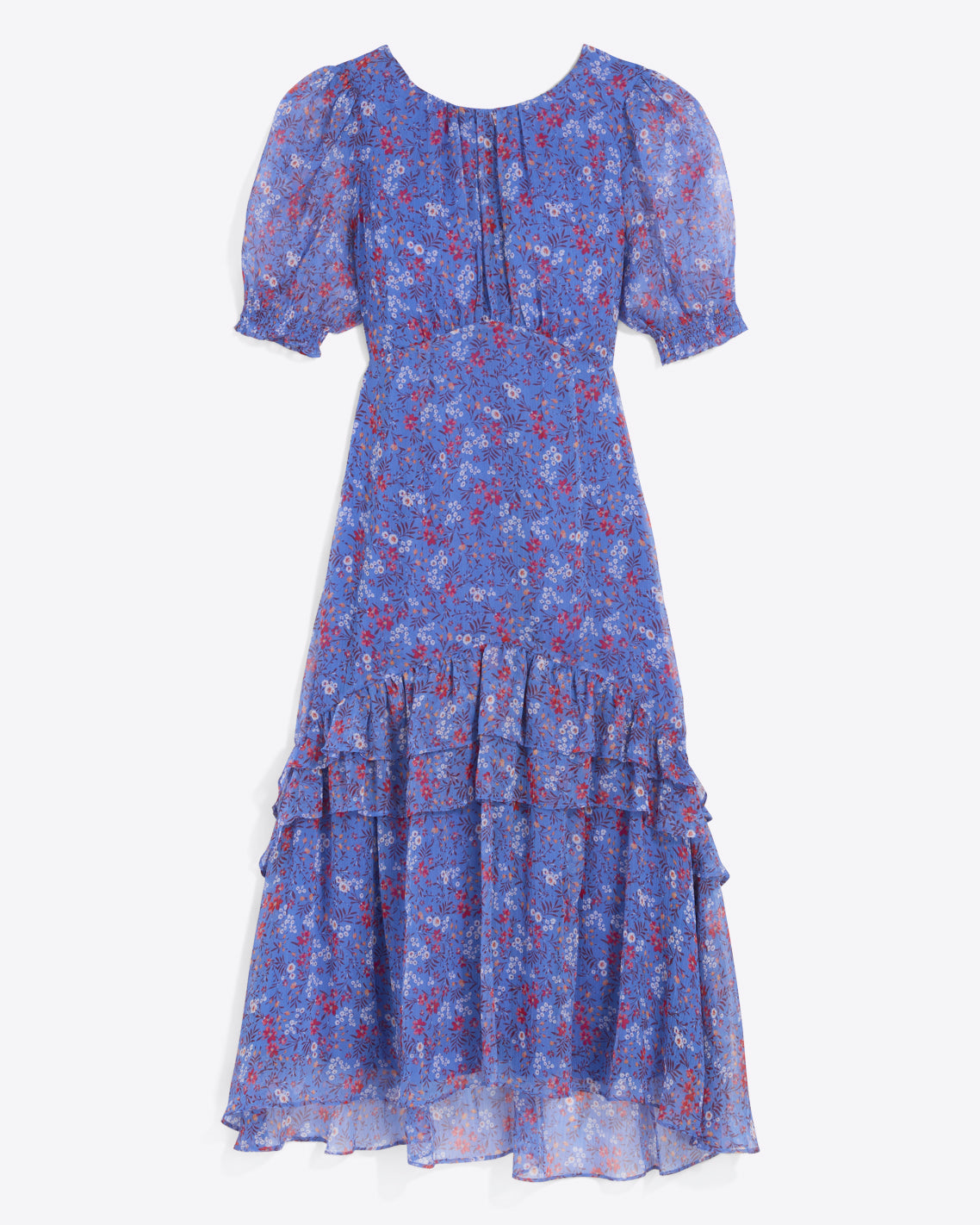 Ashley Midi Dress Garden Posy