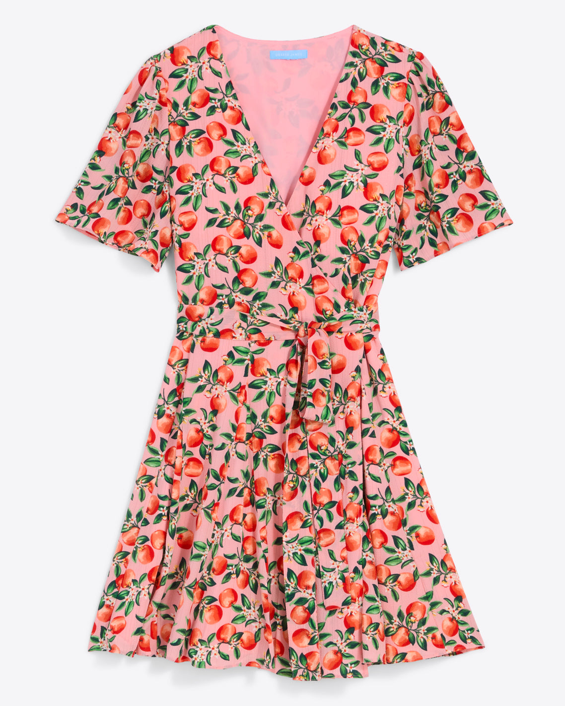 Wendy Wrap Dress in Apple Blossom Floral