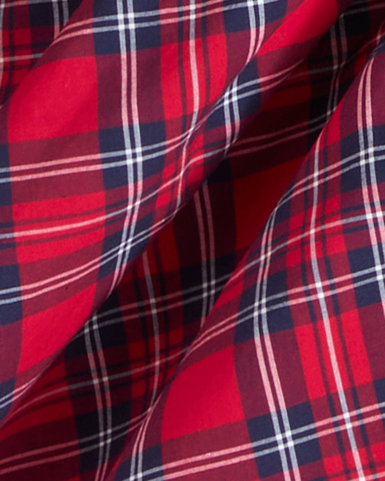 Reba Midi Wrap Dress in Angie Plaid