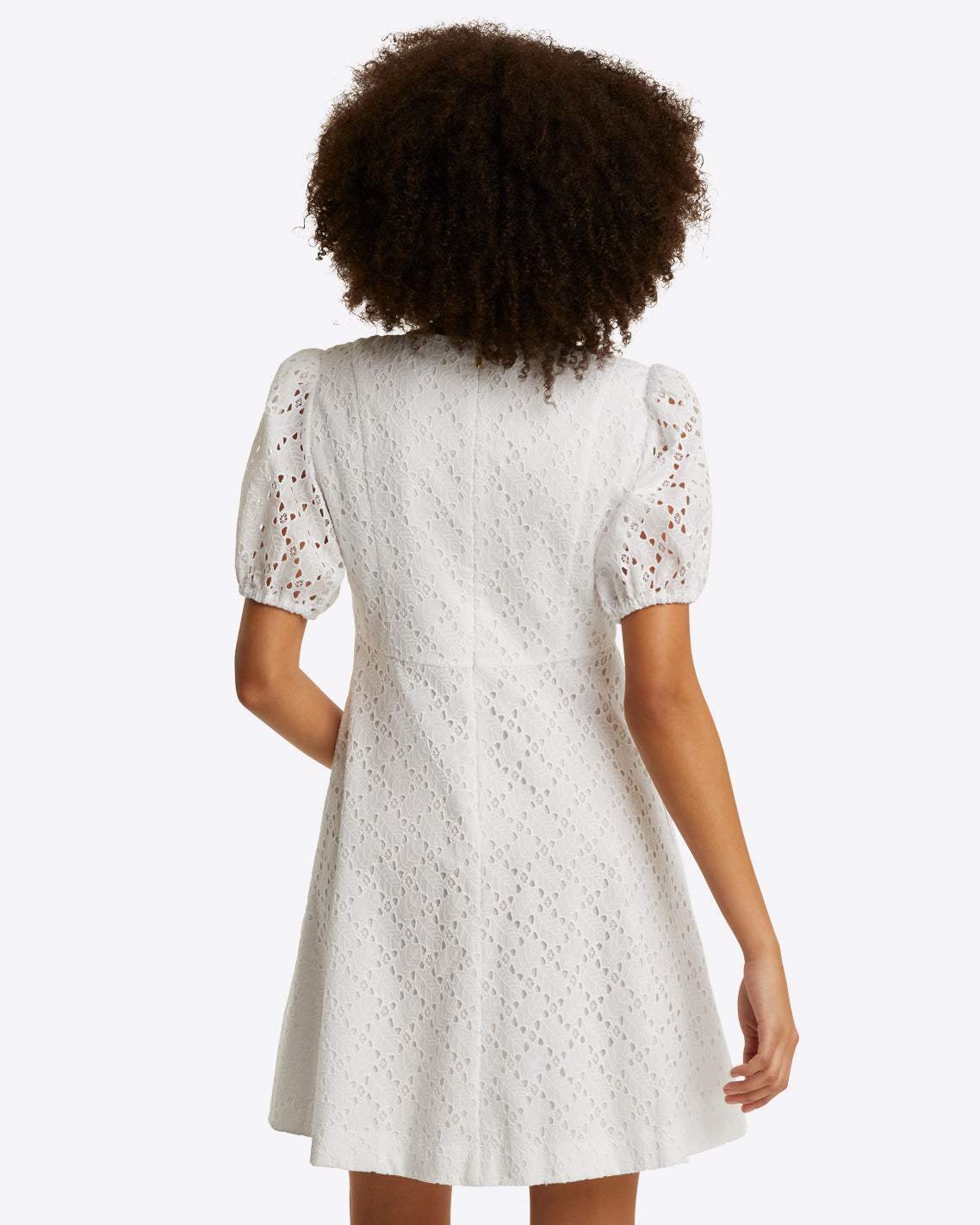 Hailey Babydoll Dress Eyelet