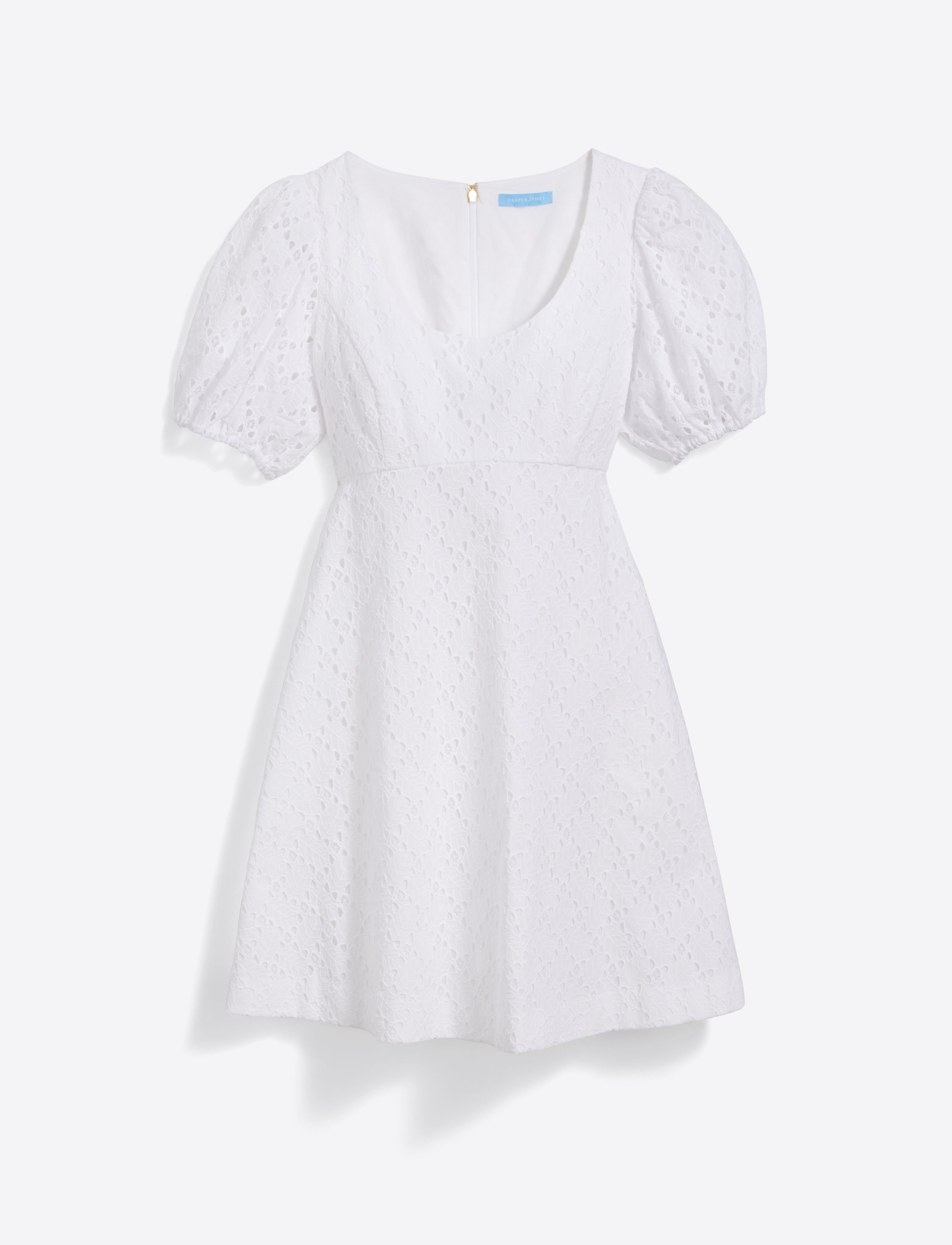 Hailey Babydoll Dress in Eyelet Draper James Hailey Babydoll Dress in Eyelet Draper James