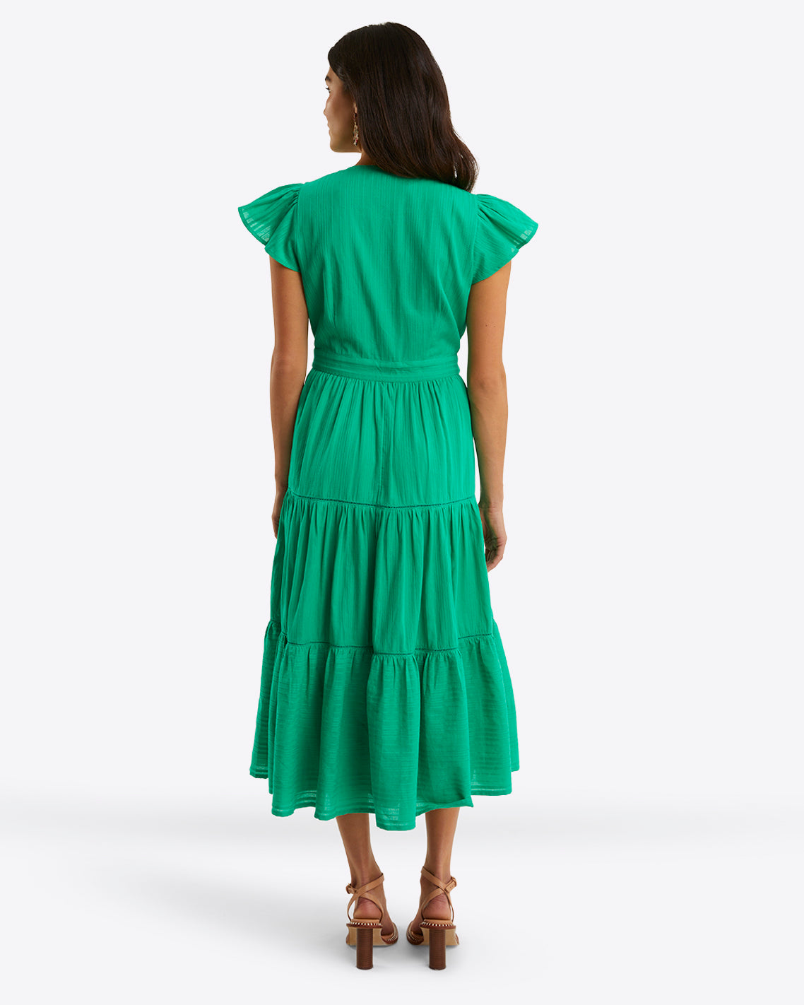 Lainey Midi Dress Cotton Dobby