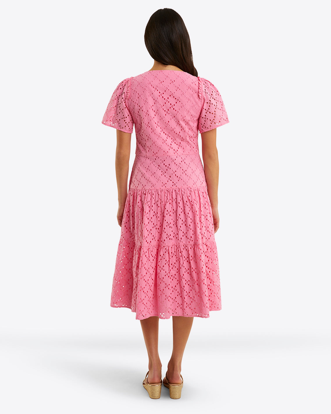 Caitlyn Midi Dress Eyelet