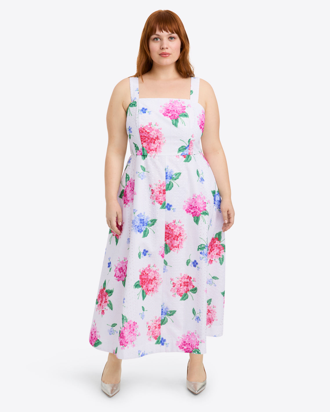 Josephine Love Circle Dress in Printed Hydrangea