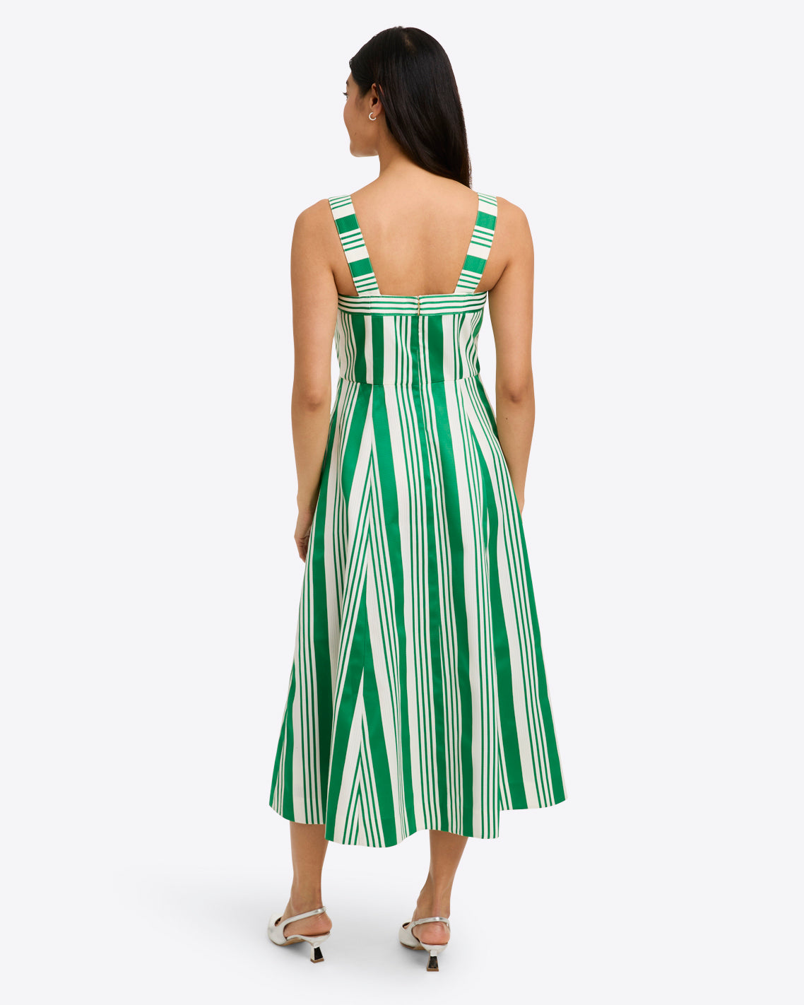 Rosalind Love Circle Dress Ottoman Stripe