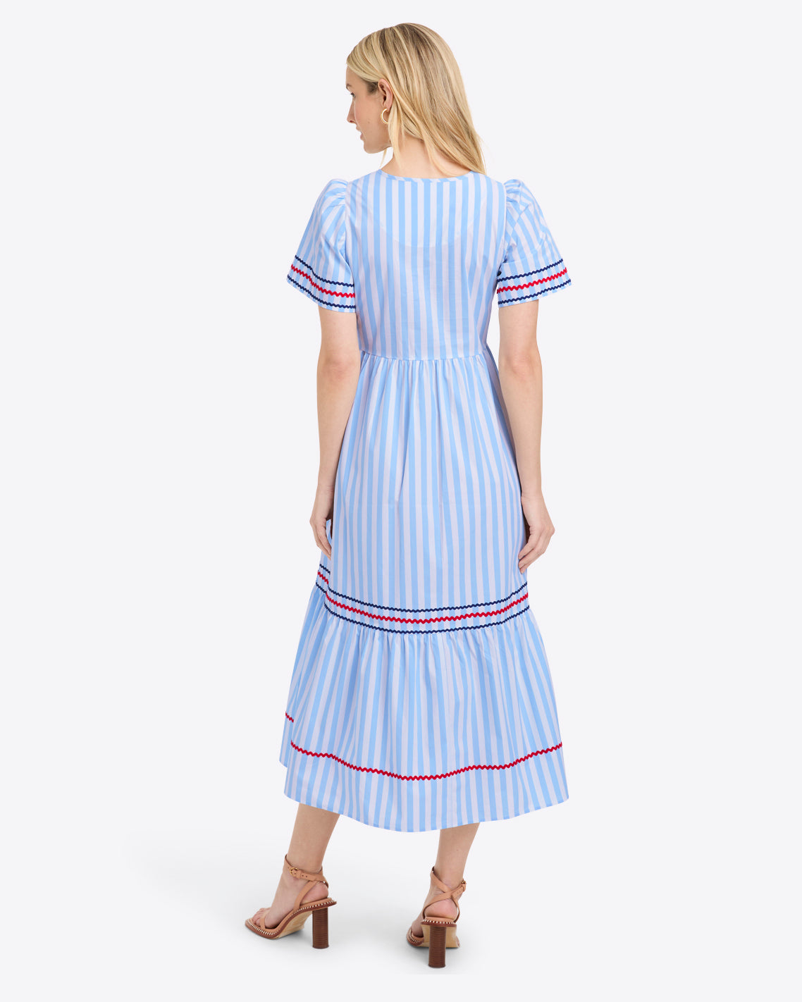 Katherine Midi Dress Crisp Cotton