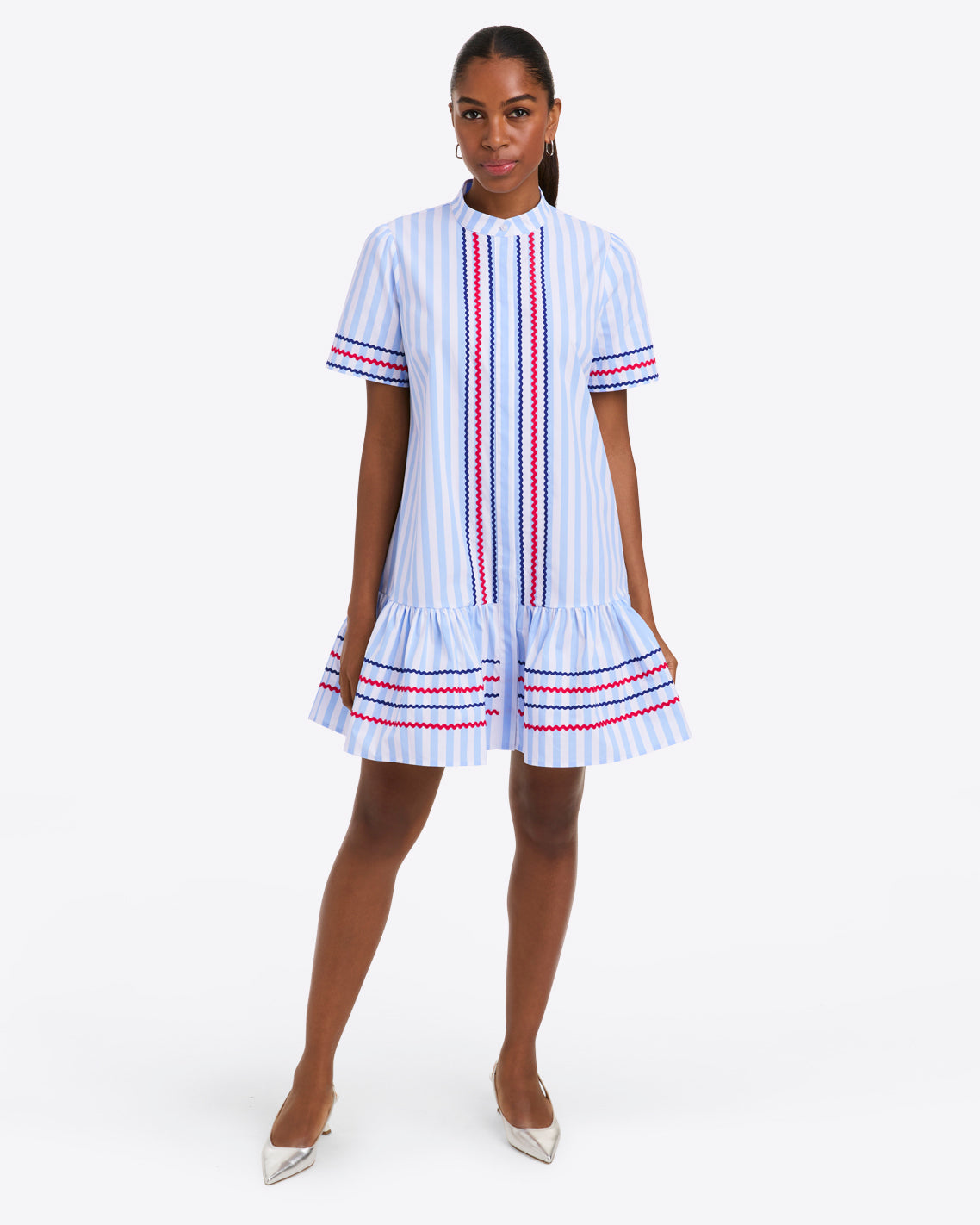 Molly Mini Dress in Crisp Cotton