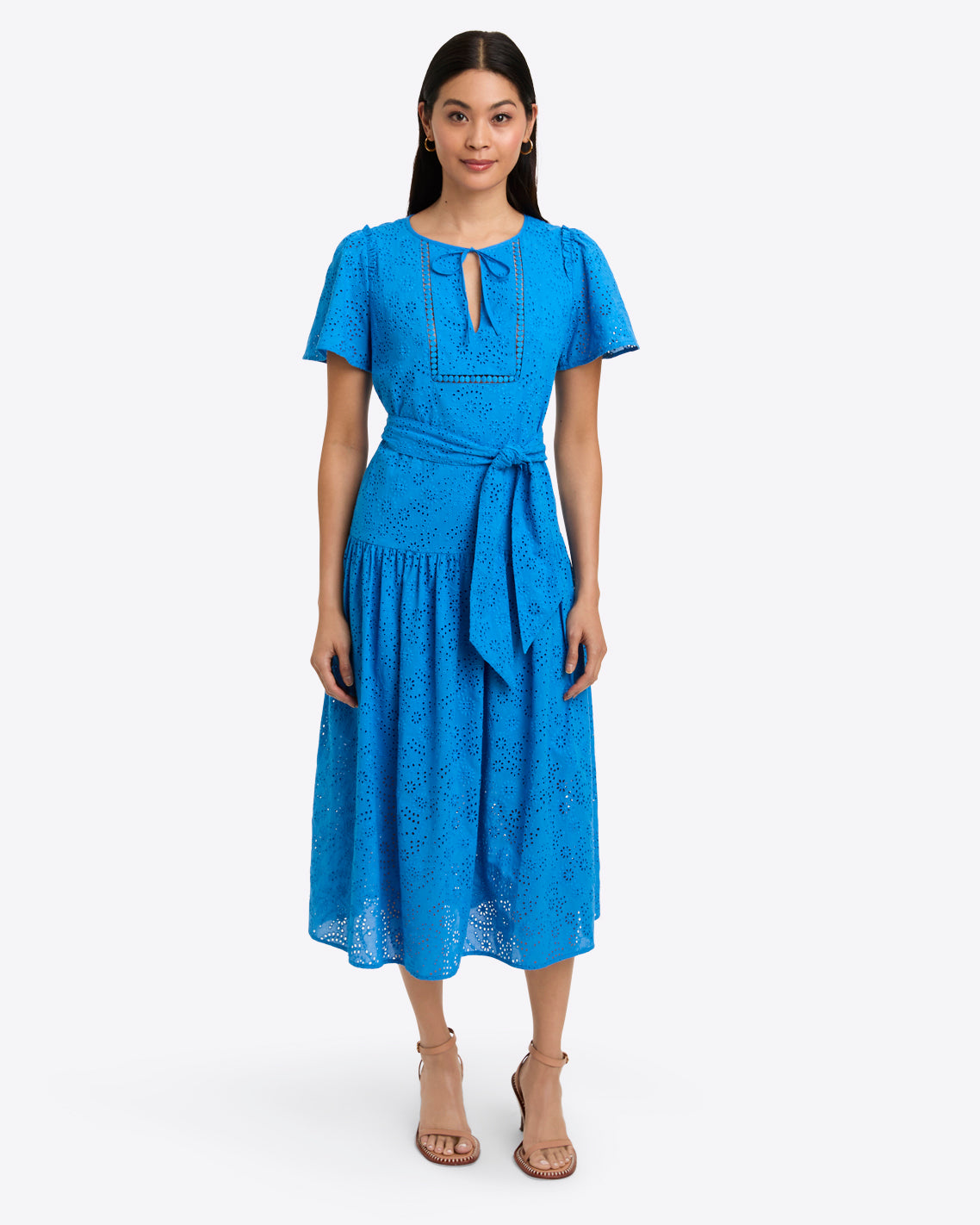 Mia Midi Dress Eyelet