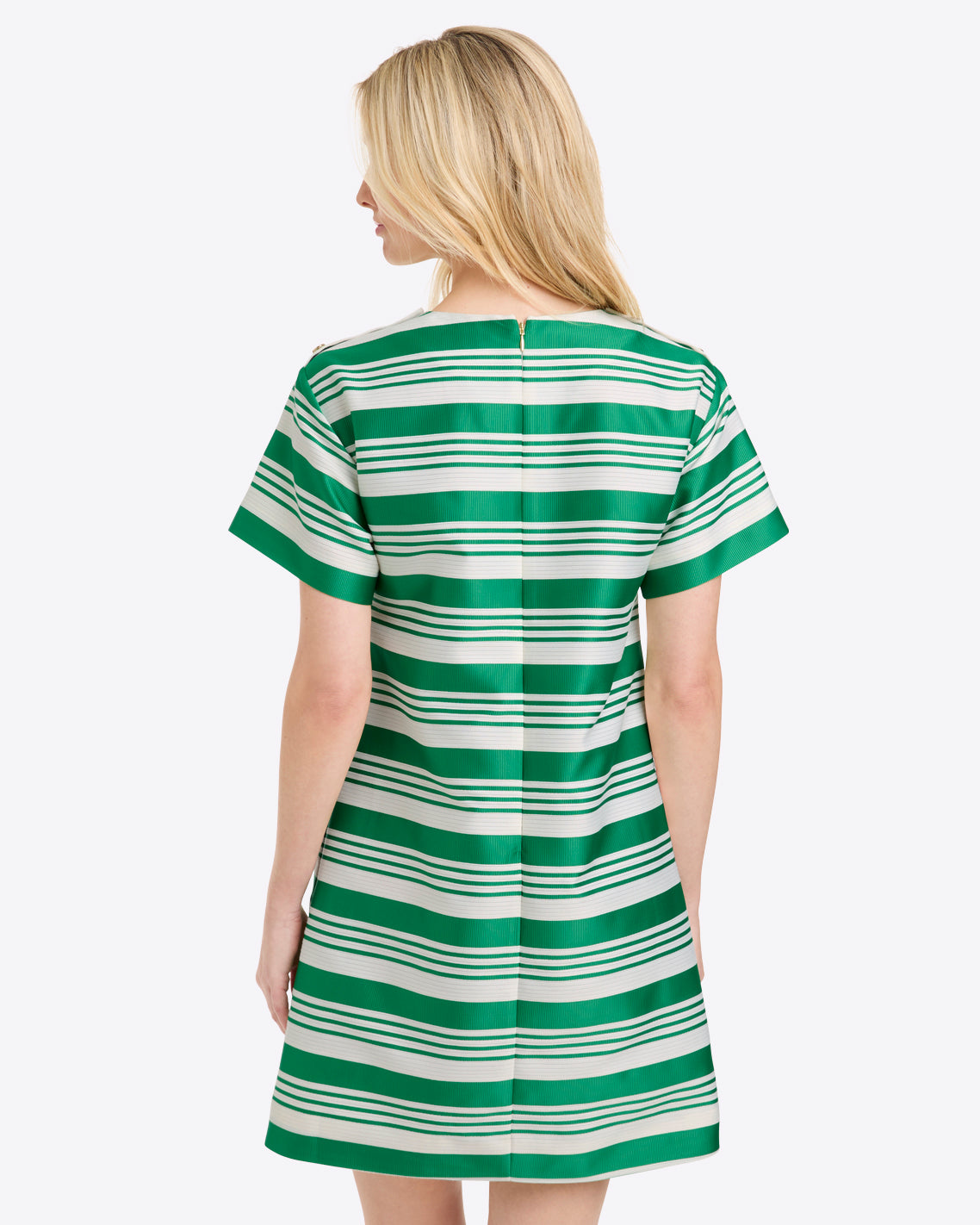 Emmaline Shift Dress Ottoman Stripe