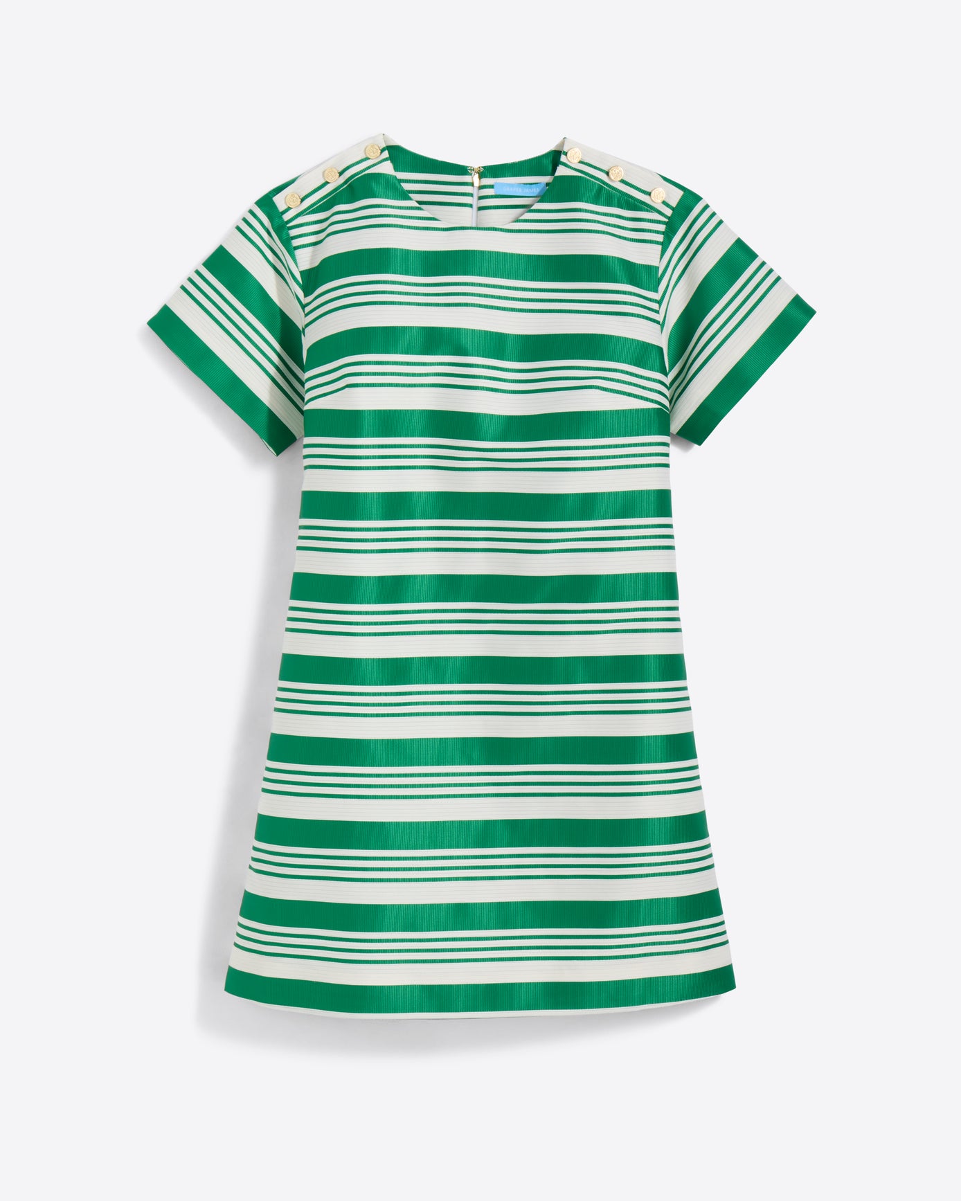 Emmaline Shift Dress in Ottoman Stripe