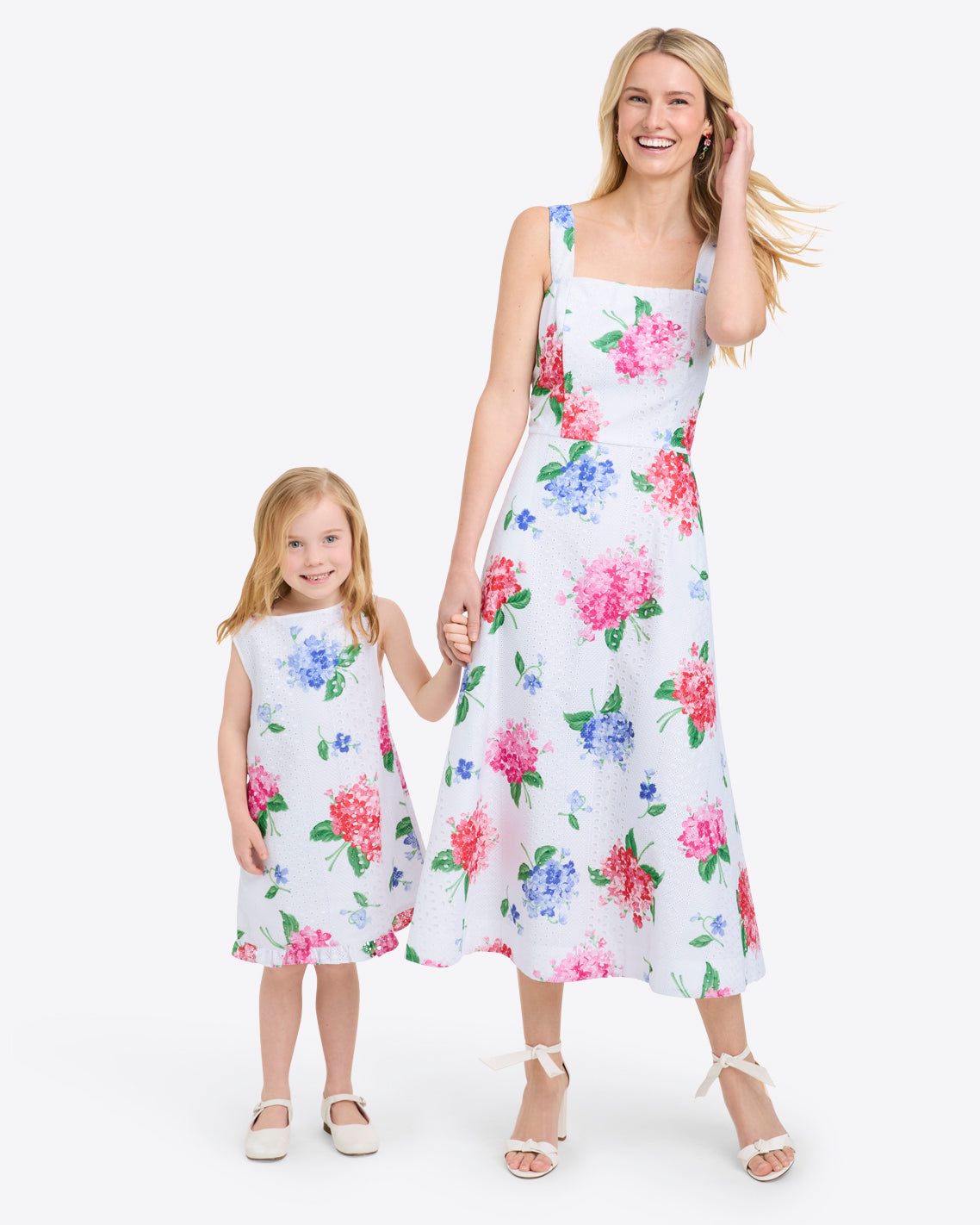 Josephine Love Circle Dress in Printed Hydrangea