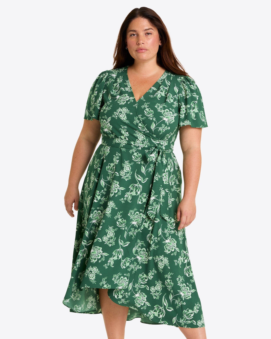 Gigi Wrap Dress - Magnolia Toile / 0 Gigi Wrap Dress - Magnolia Toile / 0