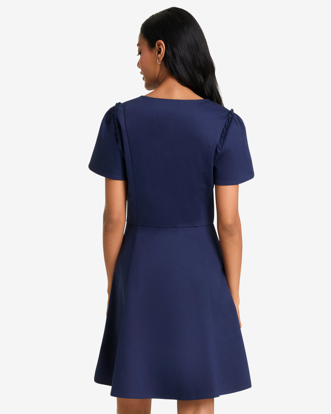 Mae Love Circle Dress Navy