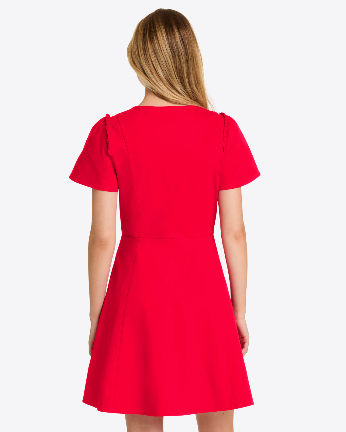 Mae Love Circle Dress Red