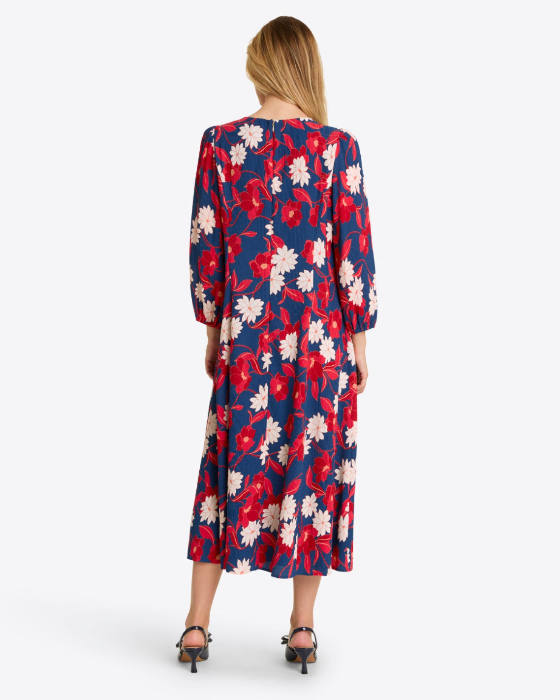 Matilda Midi Dress in Crinkle Pliss Draper James Matilda Midi Dress in Crinkle Pliss Draper James