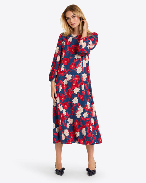 Matilda Midi Dress in Crinkle PlissÃƒÂ© – Draper James