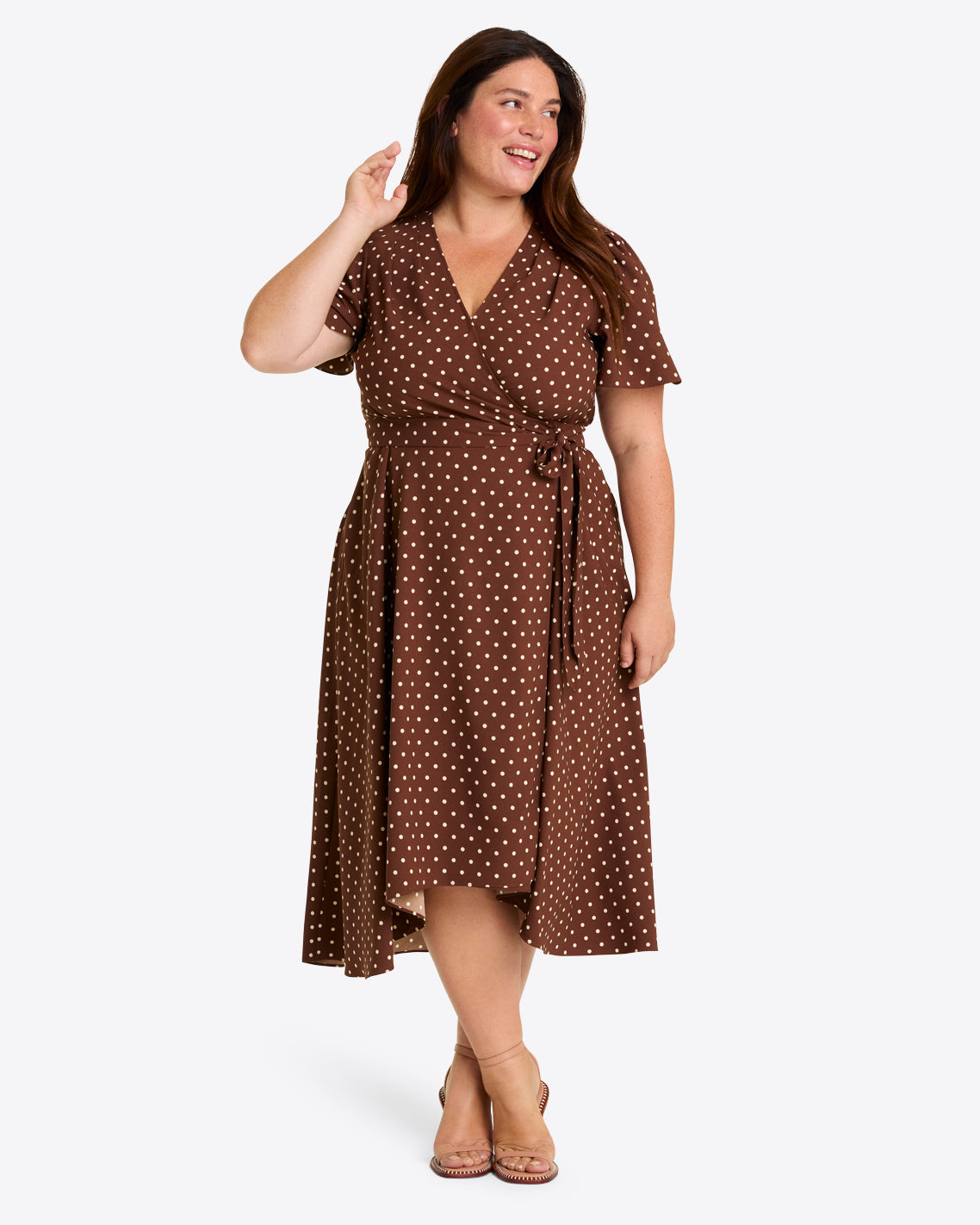 Gigi Wrap Dress in Matte Satin Draper James Gigi Wrap Dress in Matte Satin Draper James