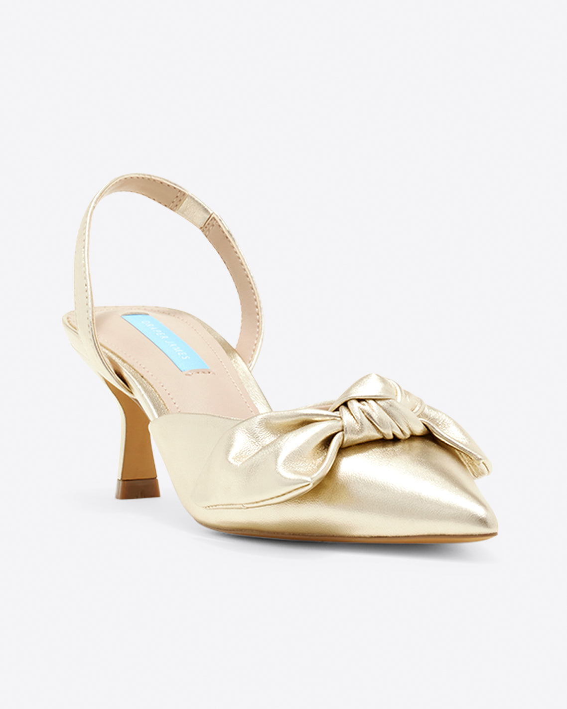 Gold slingbacks hot sale