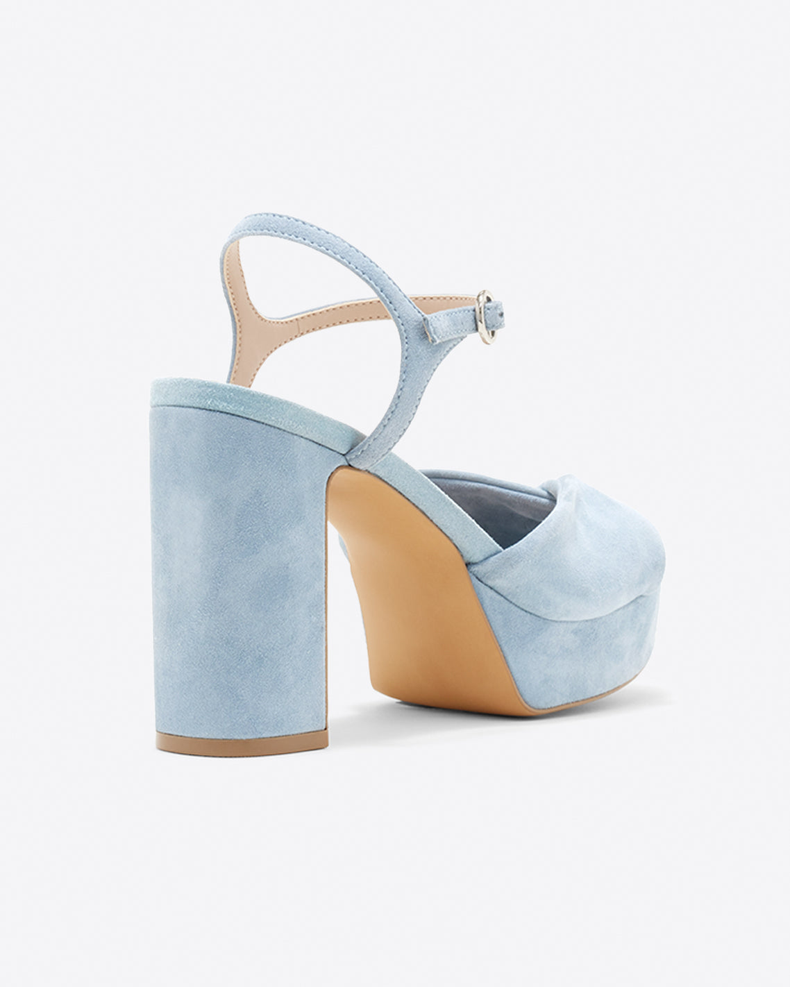 Women´s platform sandals in blue metallic leather | LODI women´s shoes  online.