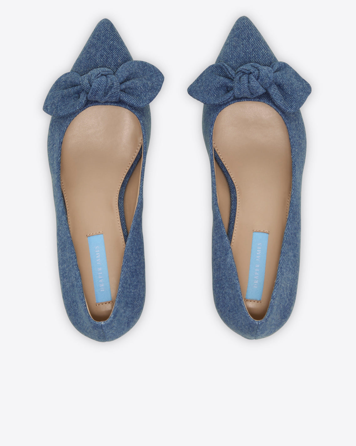 Frances Bow Heel Denim