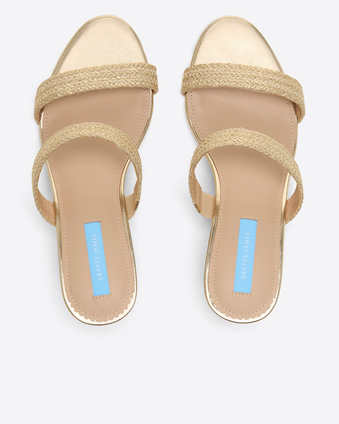 Margaret Wedge Sandal Gold