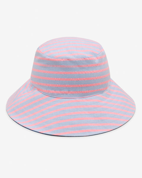 Reversible Bucket Hat in Seersucker Stripe – Draper James