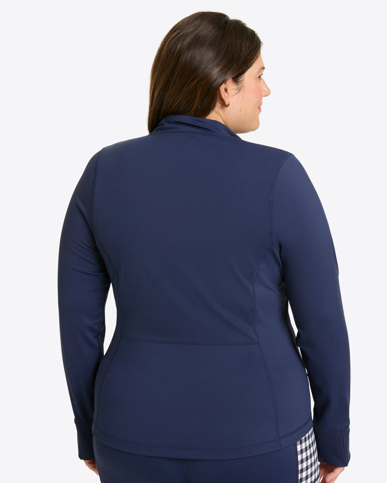 Warm Up Jacket in Navy