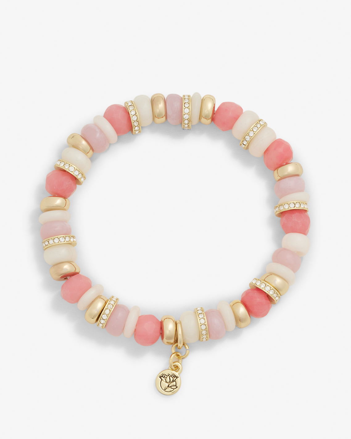Multi Stone Bracelet in Pink