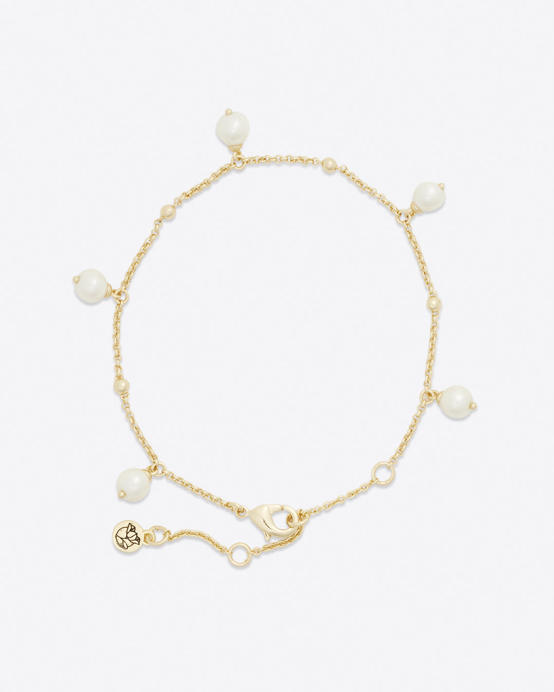 Pearl Gold Bead Bracelet