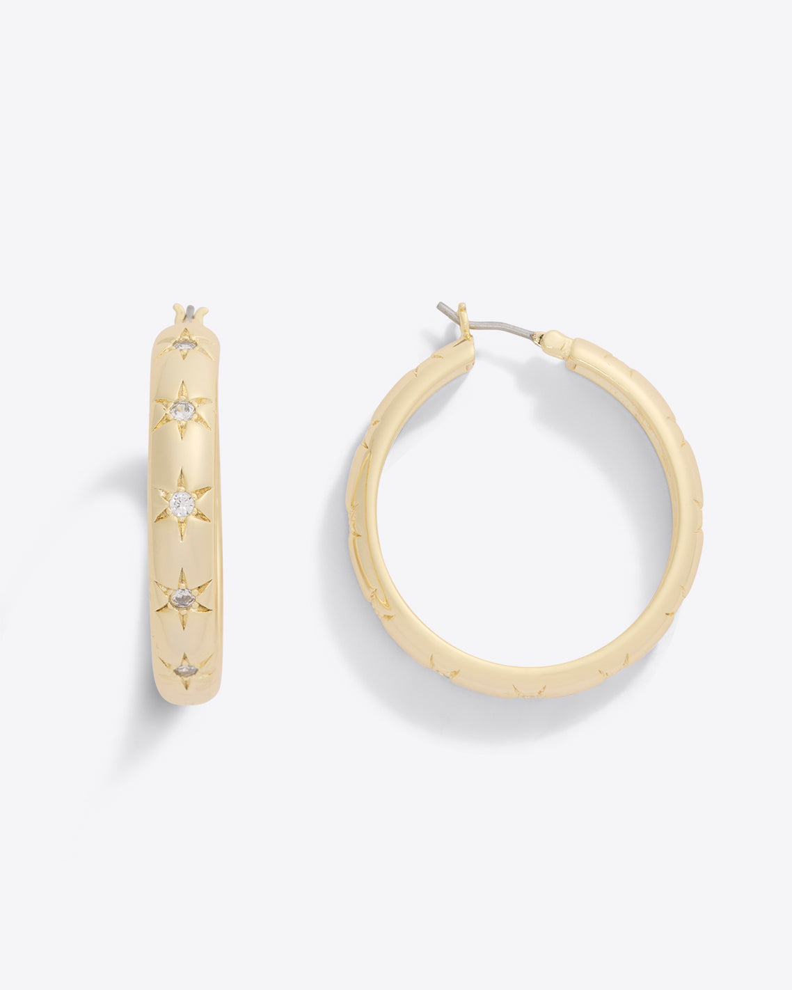 Crystal Celestial Hoops