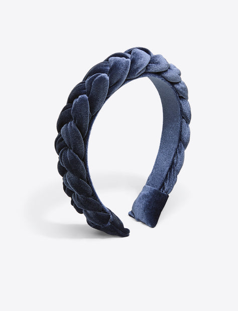 Braided Headband in Velvet