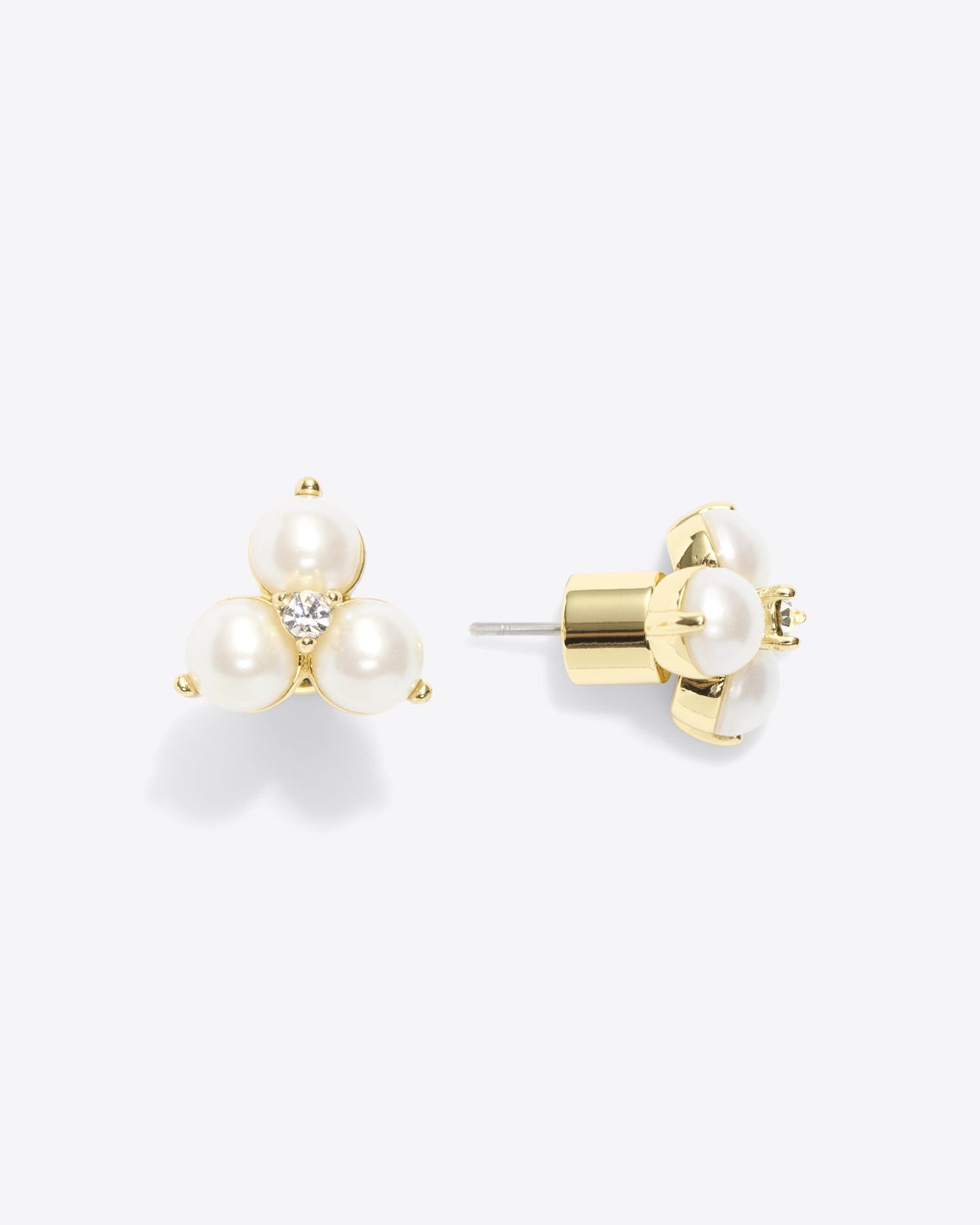 Clover Studs in Pearl