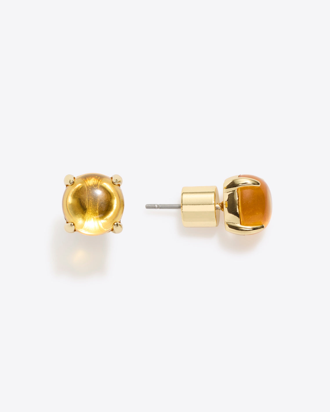 Jelly Cabochon Studs in Yellow