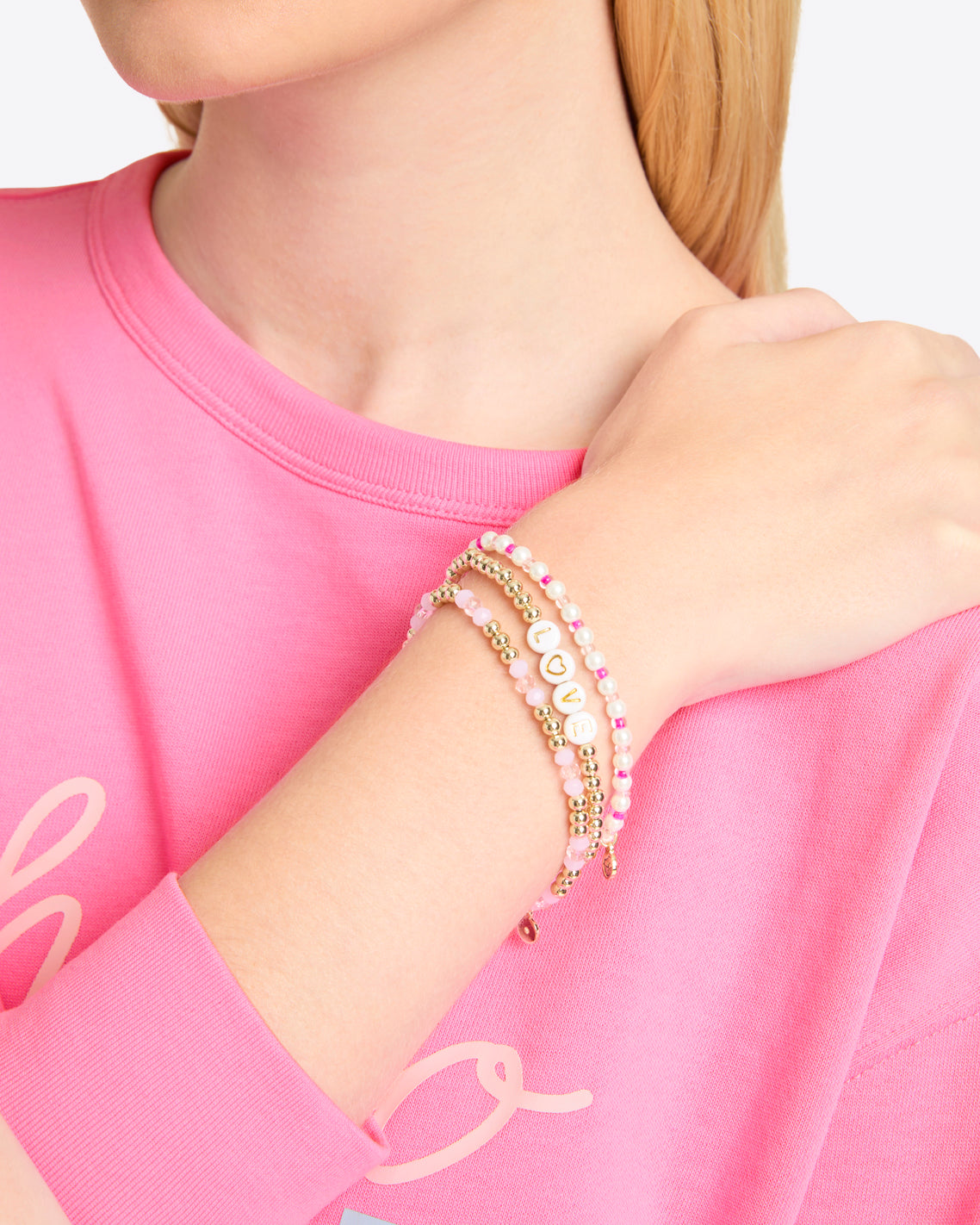 Heart Stretch Bracelet Trio